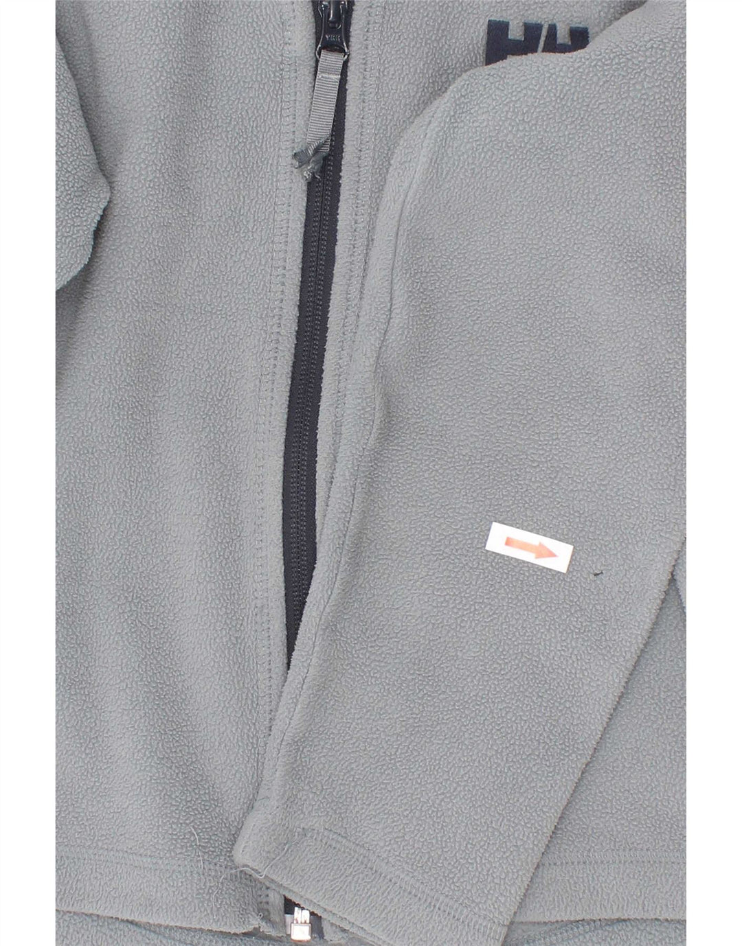 Helly Hansen Boys Fleece Jacket 6-7 Years Grey Polyester
