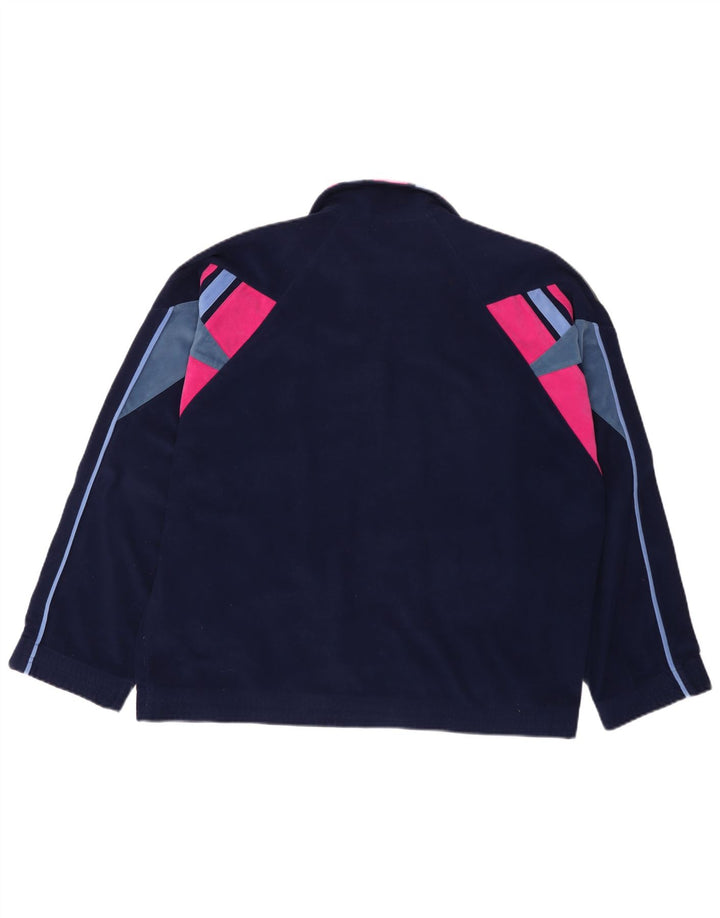 DIADORA Ανδρική αθλητική φόρμα γραφικών Top Jacket UK 40 Medium Navy Blue