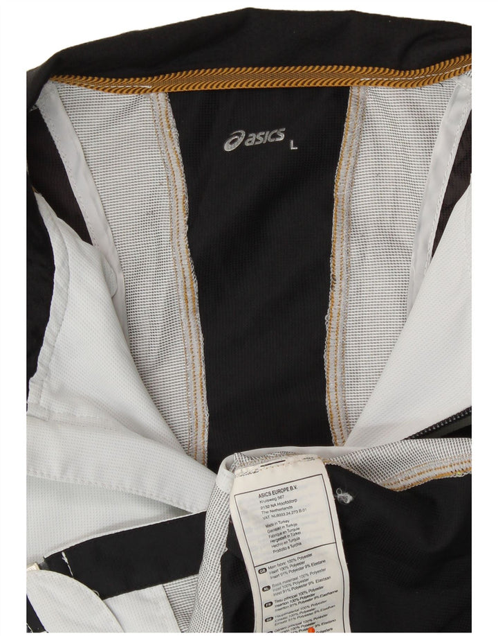Ανδρική αθλητική φόρμα ASICS Top Jacket Large White Colourblock Polyester