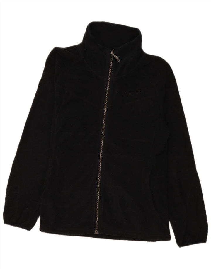 Chiemsee Γυναικείο Fleece Jacket UK 16 μεγάλο μαύρο γεωμετρικό πολυεστέρα