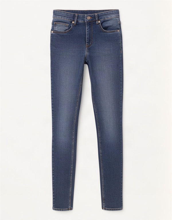Φτηνό Δευτέρα Γυναικείο Skinny Jeans Small W26 L28 Blue Cotton