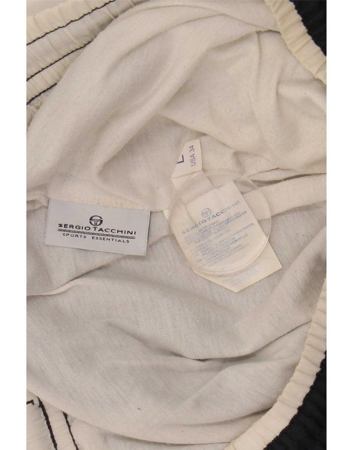 Ανδρική αθλητική φόρμα Sergio Tacchini Παντελόνι Joggers Large Navy Blue Polyester