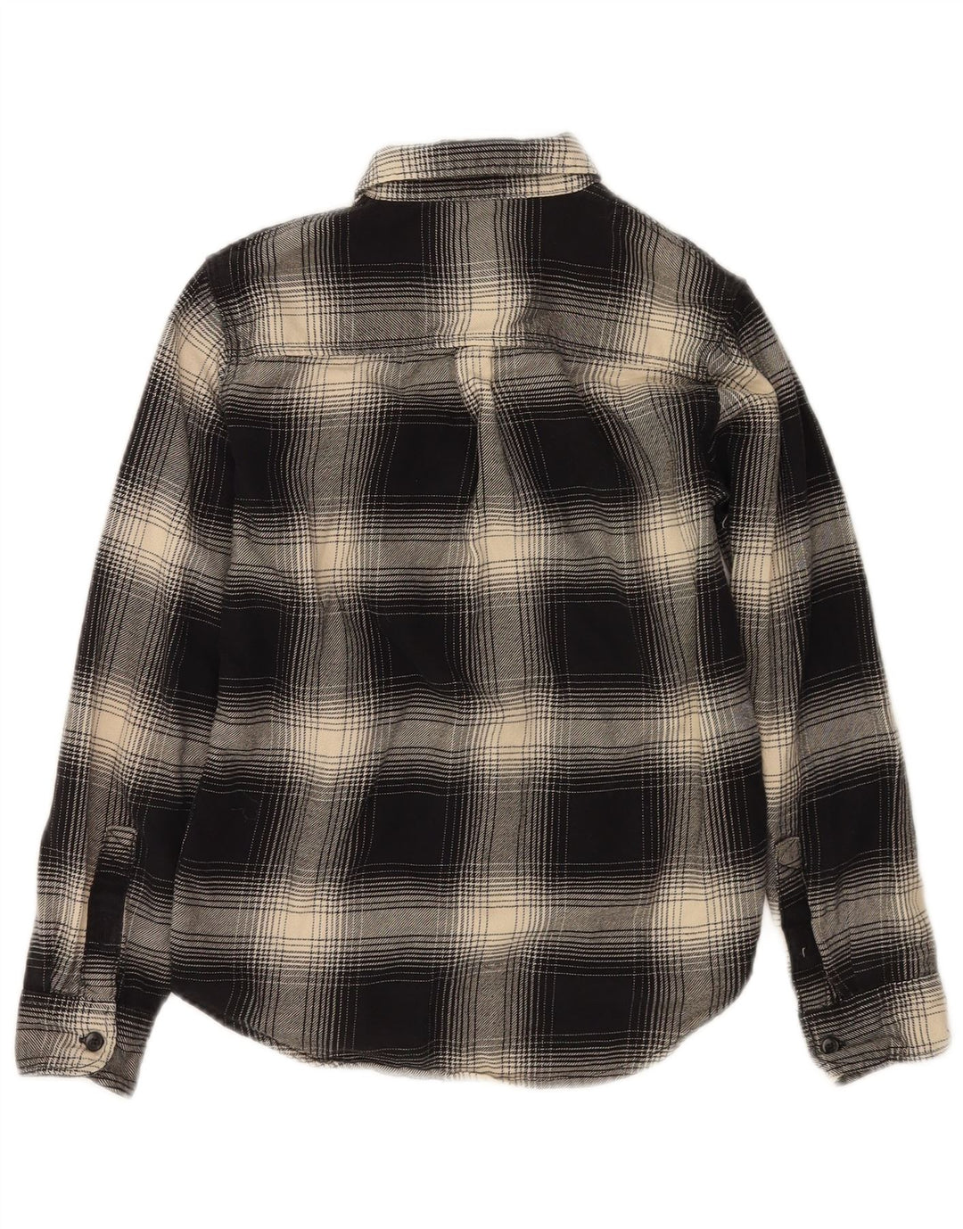 VANS Φανελένιο πουκάμισο για αγόρια 8-9 ετών Small Black Check Cotton