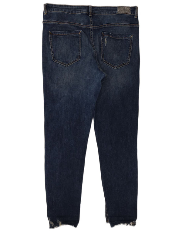 Zara Γυναικείο Skinny Jeans EU 44 XL W34 L27 Μπλε βαμβακερό