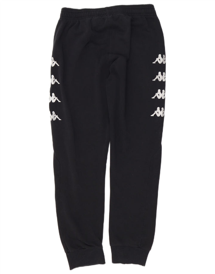 Ανδρική φόρμα γραφική KAPPA Παντελόνι Joggers XL Μαύρο Βαμβακερό