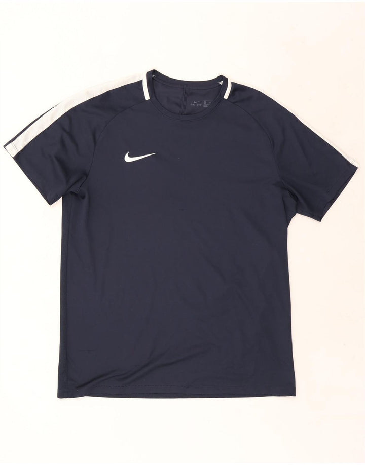 Ανδρικό T-shirt NIKE Dri Fit Top XL Navy Blue Colorblock Πολυεστέρας