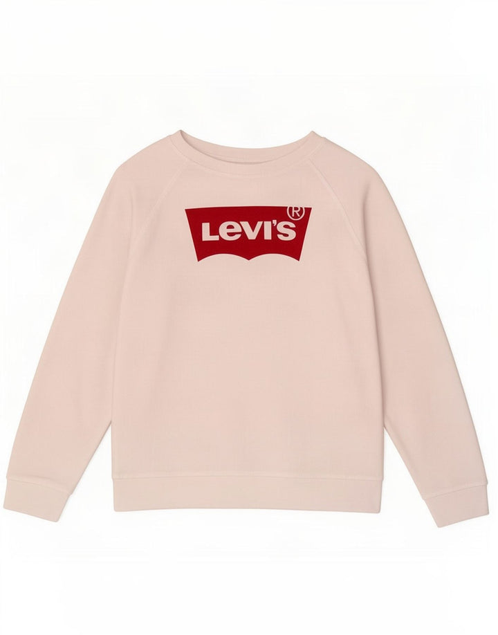 Γυναικείο γραφικό φούτερ Levi's Jumper UK 14 Μεσαίο λευκό βαμβακερό