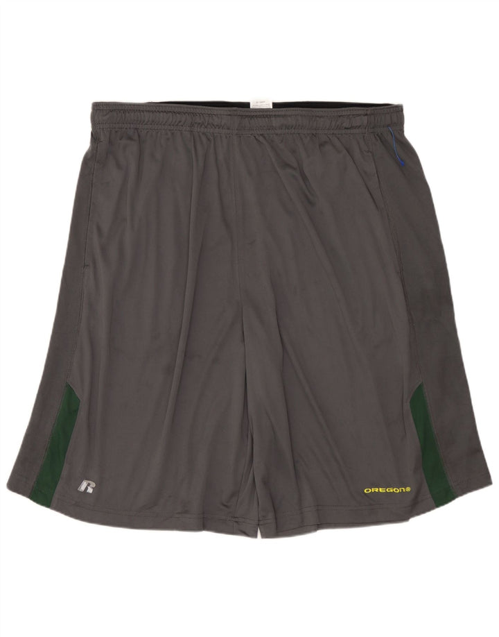 Ανδρικό αθλητικό σορτς RUSSELL ATHLETIC 2XL γκρι πολυεστέρας