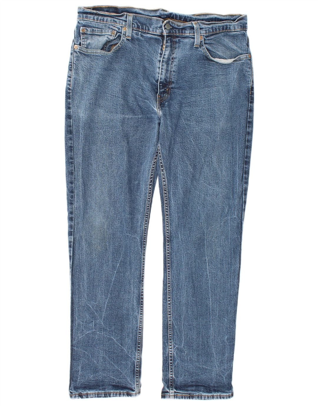 Levi's Mens 514 Straight Jeans W36 L30 Blue Cotton