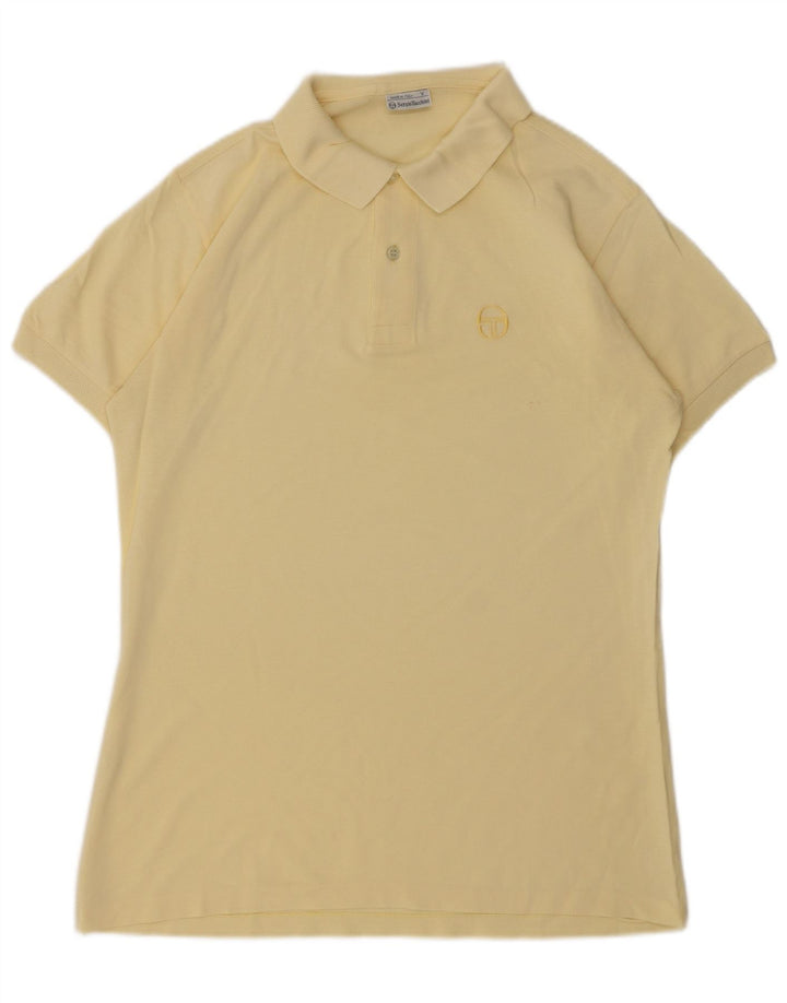Sergio Tacchini Ανδρικό Πόλο Μπλουζάκι IT 50 Μεσαίο κίτρινο βαμβακερό