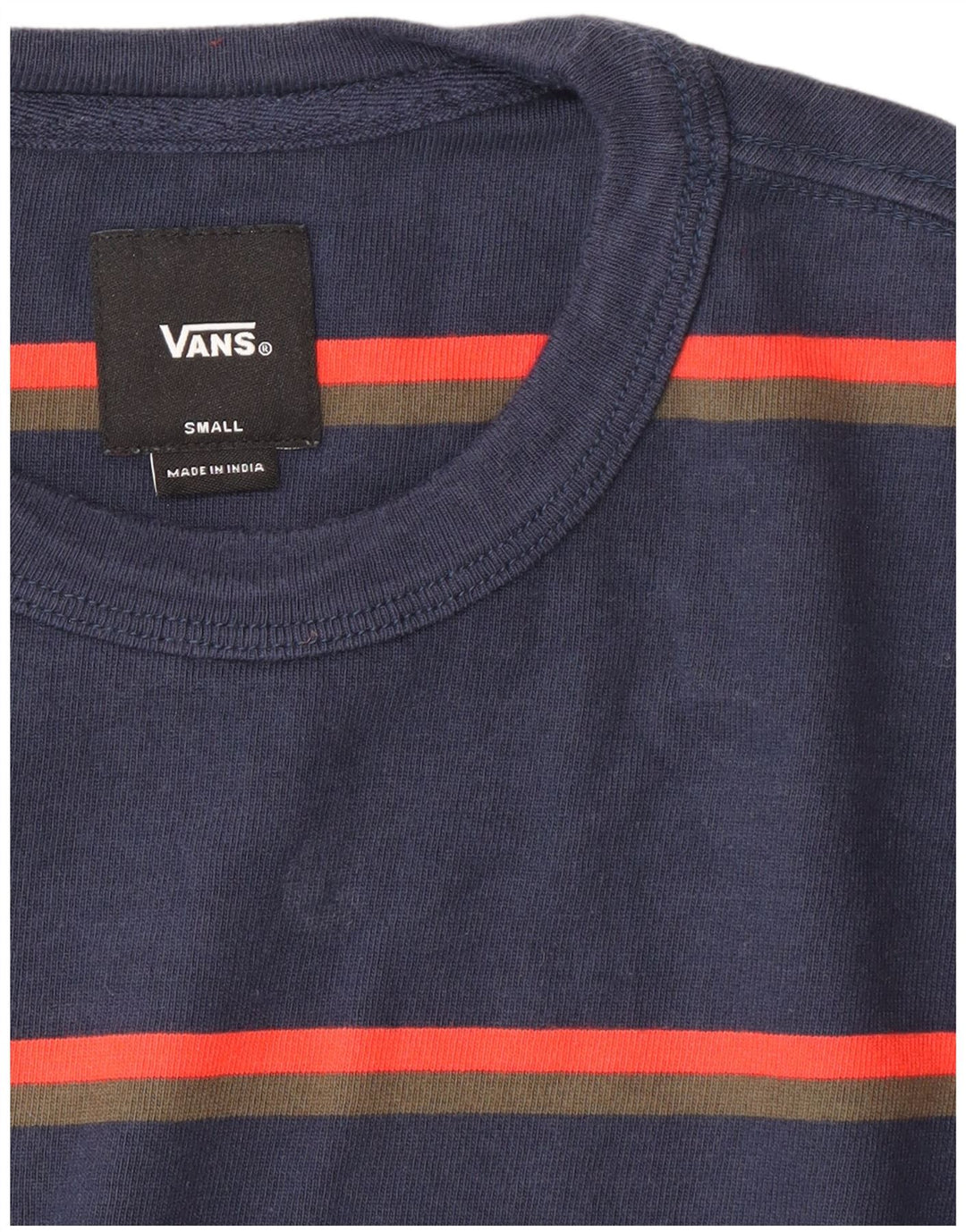 VANS Ανδρικό μπλουζάκι μακρυμάνικο μικρό navy μπλε ριγέ