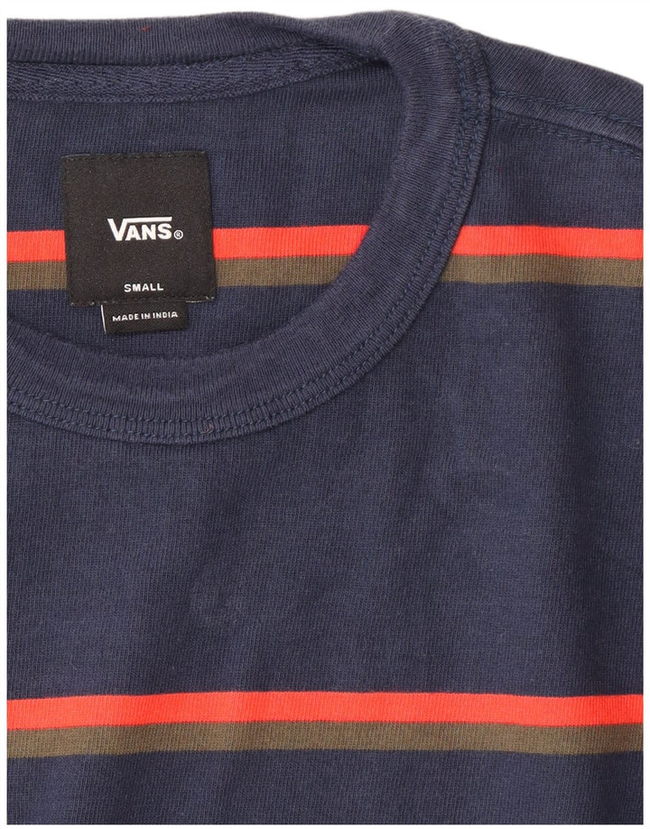 VANS Ανδρικό μπλουζάκι μακρυμάνικο μικρό navy μπλε ριγέ