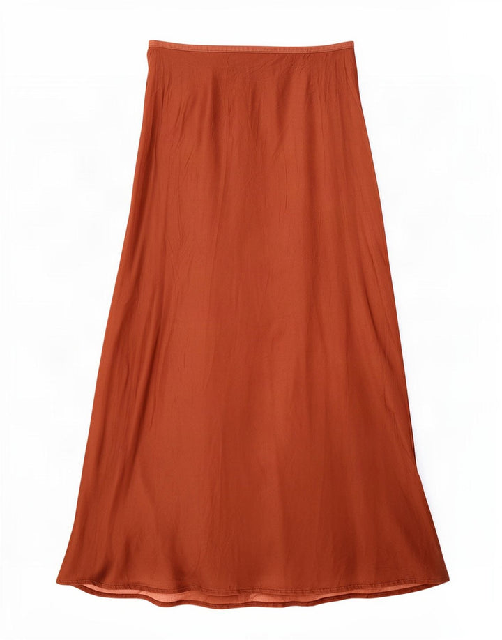 Zara Γυναικεία Φούστα A-Line Medium W30 Καφέ