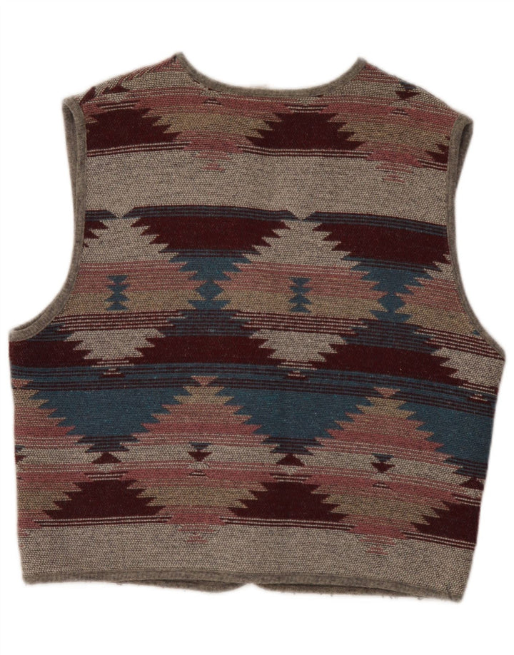 Vintage Ανδρικό Γιλέκο Μεγάλο Πολύχρωμο Fair Isle Aztec