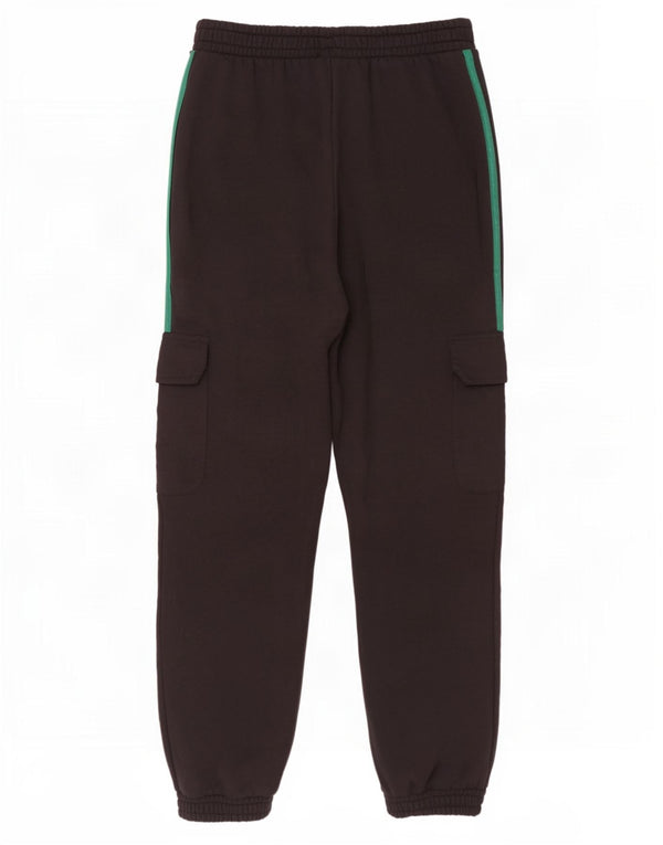 Adidas Γυναικεία φόρμα Cargo Παντελόνι Joggers UK 14 μεσαίο μαύρο βαμβακερό