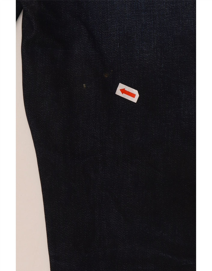 G-STAR Ανδρικά 3301 Distressed Regular Tapered Jeans W34 L32 Navy Blue Cotton