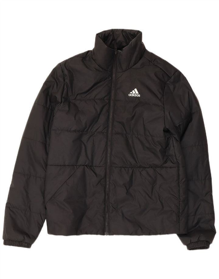 Adidas Ανδρικό μπουφάν με επένδυση UK 36 Small Black Polyester