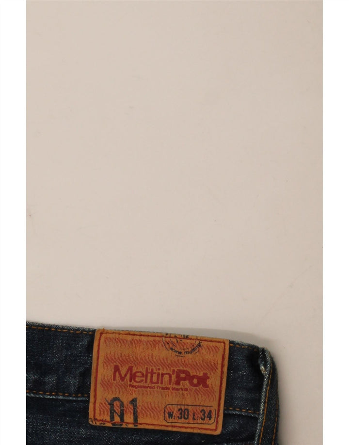 Meltin' Pot Γυναικείο Bootcut Jeans W30 L31 Μπλε βαμβακερό