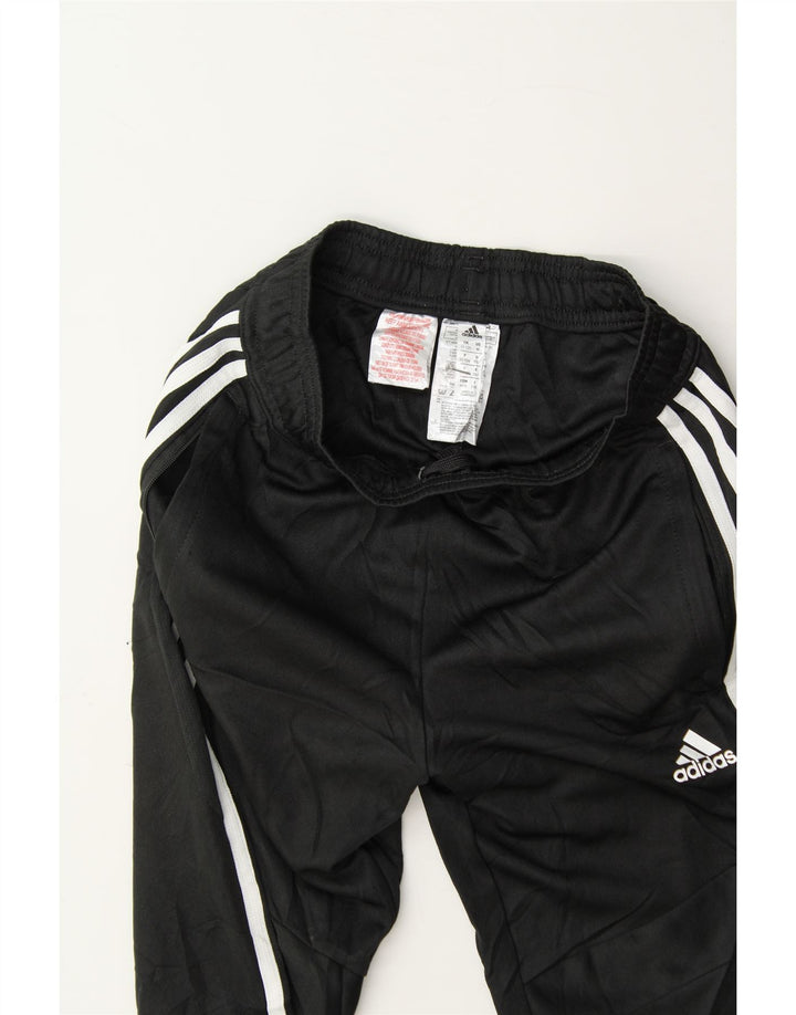 ADIDAS Boys Climacool Tracksuit Trousers 11-12 Years  Black Polyester Vintage Adidas and Second-Hand Adidas from Messina Hembry 