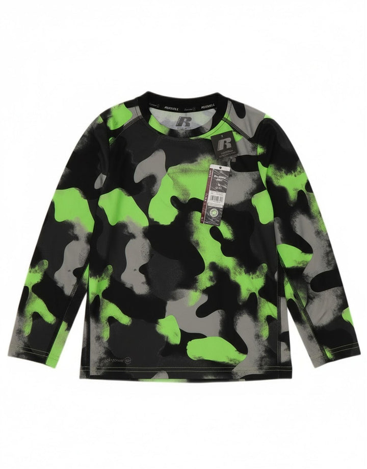 Russell Athletic Boys Dri-Power Top Μακρυμάνικο 6-7 ετών Μικρό Μαύρο