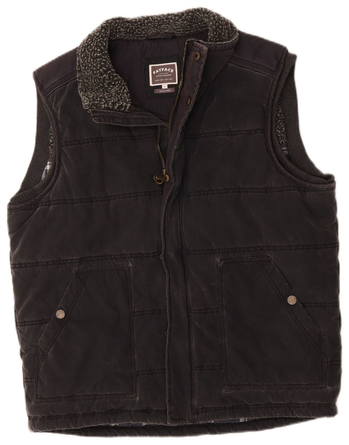 Fat Face Ανδρικό Gilet UK 40 Large Grey Cotton