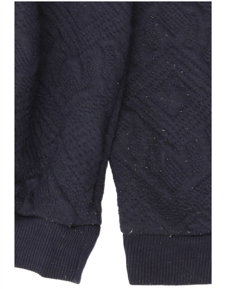 Ανδρικό φούτερ Zara Jumper Small Navy Blue Argyle/Diamond
