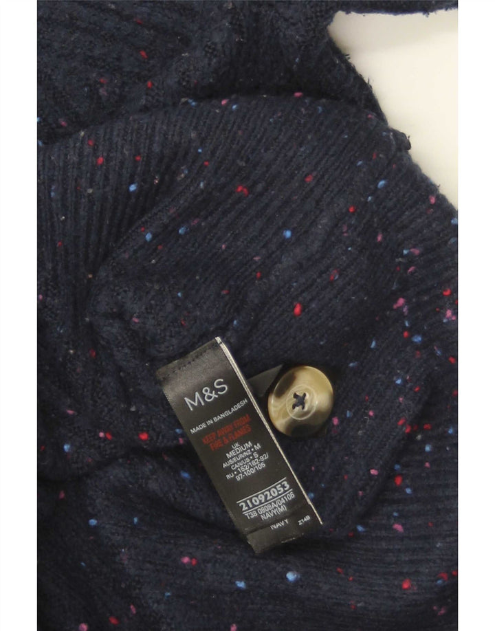 Marks & Spencer Γυναικείο πουλόβερ UK 14 Medium Navy Blue Flecked