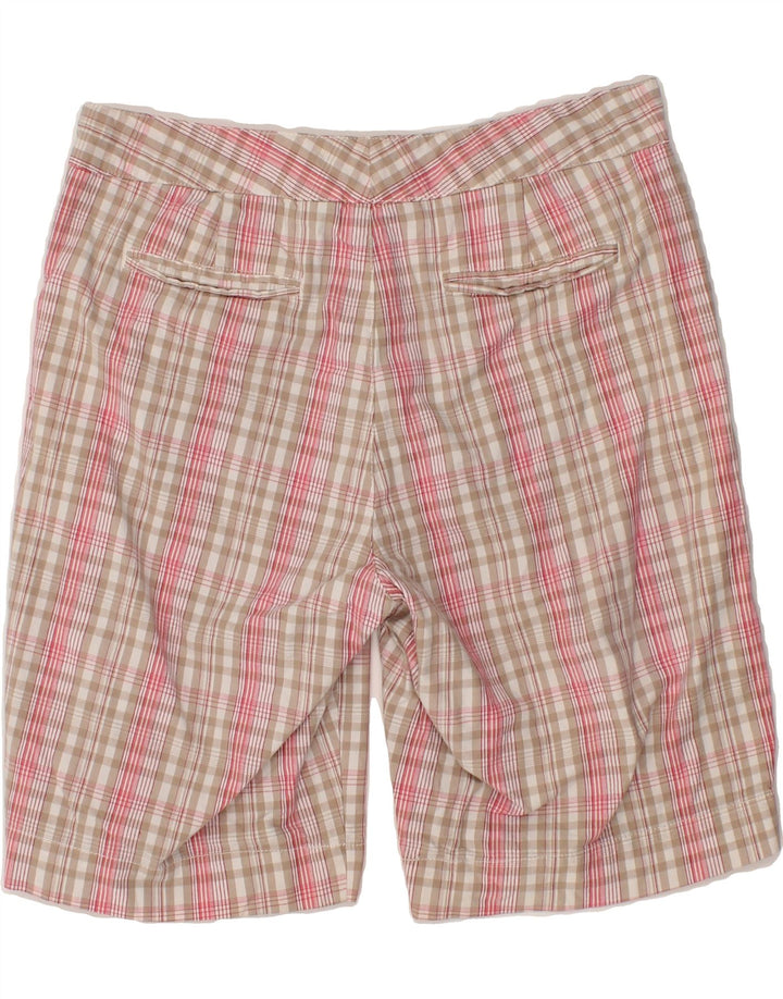 DOCKERS Womens Chino Shorts US 14 XL W36 Grey Check Cotton Vintage Dockers and Second-Hand Dockers from Messina Hembry 