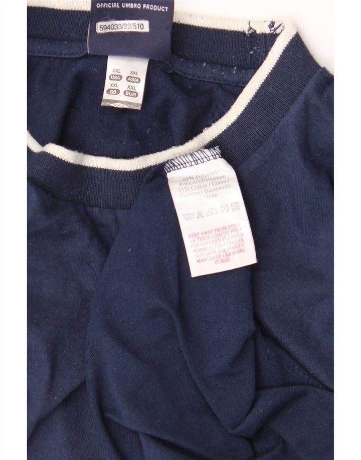 Ανδρικό T-Shirt Umbro Top 2XL Navy Blue Polyester