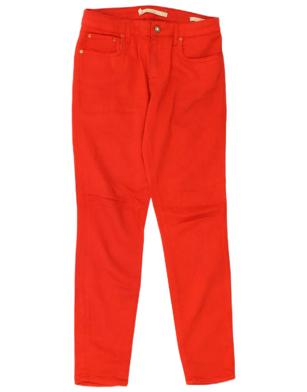 Zara Γυναικείο Slim Jeans EU 36 XS W28 L28 Κόκκινο βαμβακερό