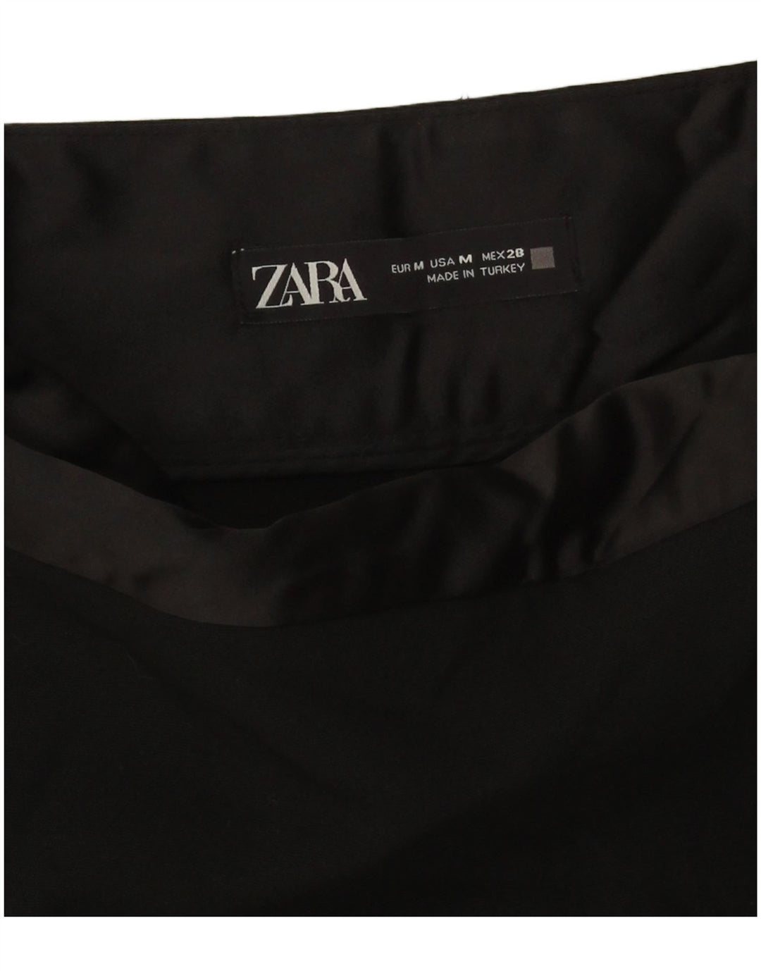 Zara Γυναικείο Σορτς Casual Medium W28 Μαύρο