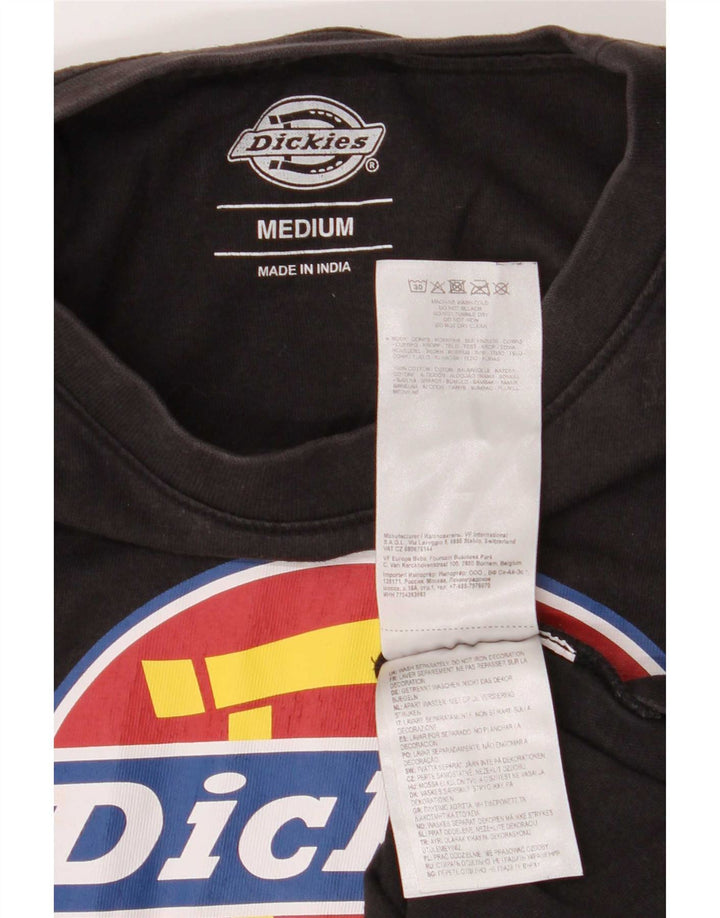 Ανδρικό γραφικό T-Shirt Dickies Top Μεσαίο μαύρο βαμβακερό