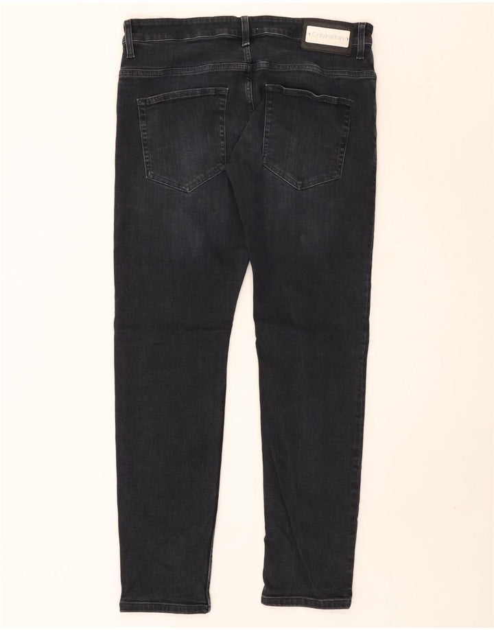 Calvin Klein Ανδρικό Slim Jeans W33 L32 Μαύρο βαμβακερό