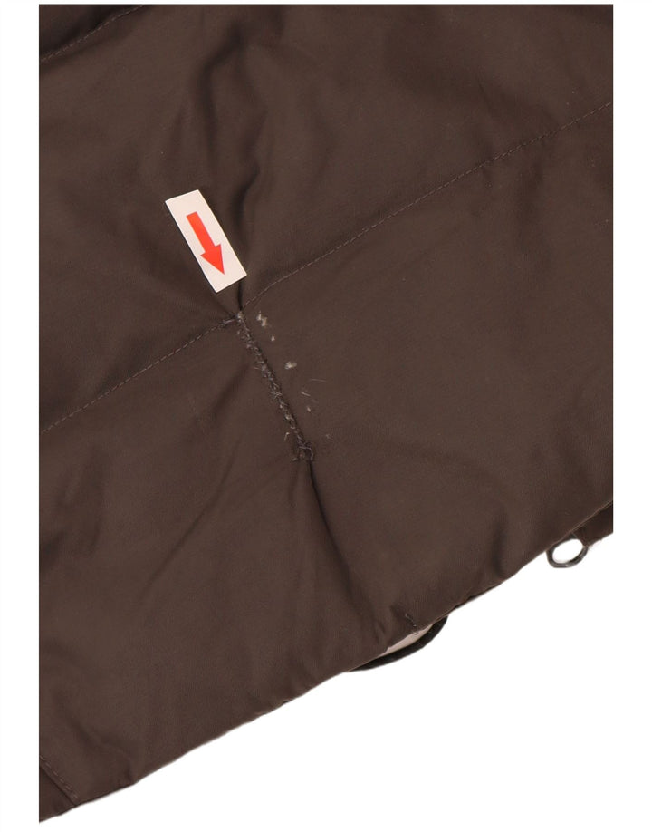 Jack Wolfskin γυναικείο μπουφάν με κουκούλα UK 12/14 Μεσαίο καφέ πολυαμίδιο