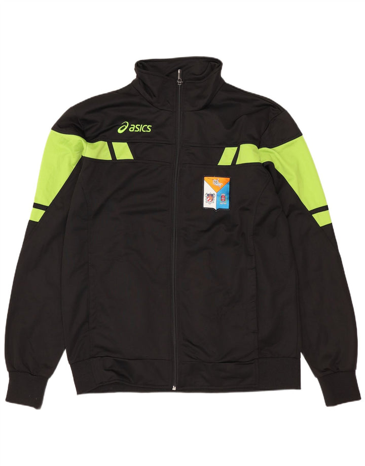 Ανδρική φόρμα Asics Top Jacket Μεσαίο Μαύρο Colourblock Πολυεστέρας
