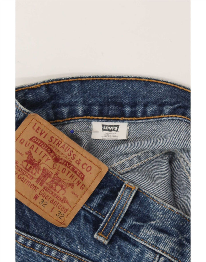 Γυναικείο τζιν σορτς Levi's 517 W32 μεγάλο μπλε βαμβακερό