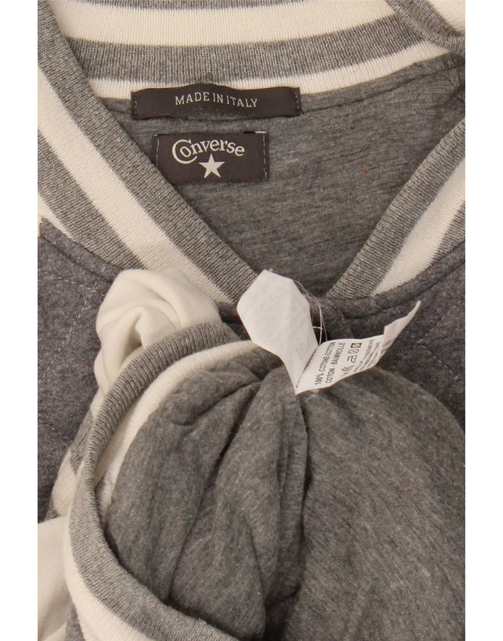 Γυναικεία αθλητική φόρμα Converse Top Jacket UK 14 Medium Grey Colourblock