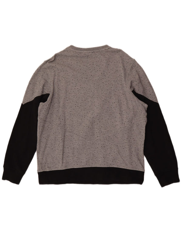 Ανδρικό γραφικό φούτερ Nike Jumper XL Γκρι χρώματος βαμβακερό
