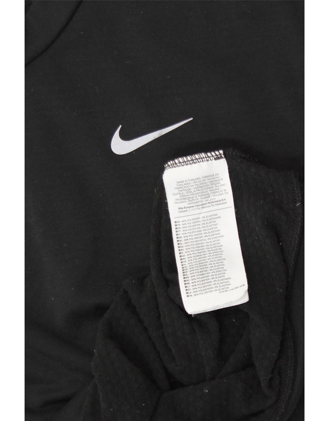 Γυναικεία φούτερ Nike Crop Jumper UK 12 Medium Black Polyester Sports