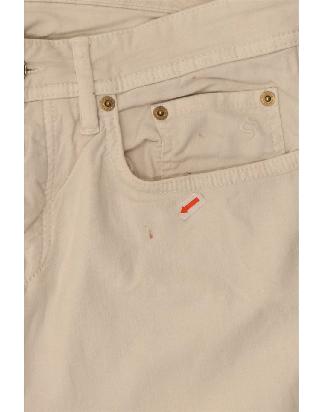 SIVIGLIA Γυναικείο Slim Jeans W33 L33 Λευκό βαμβακερό