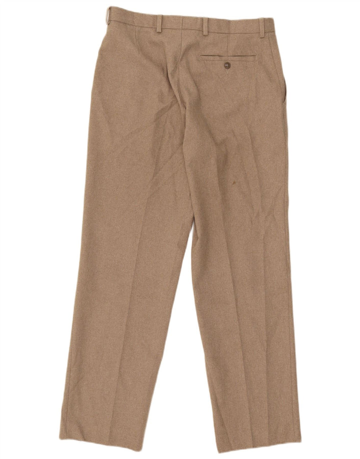 Marks & Spencer Ανδρικό ίσιο παντελόνι Chino W32 L31 Beige Polyester