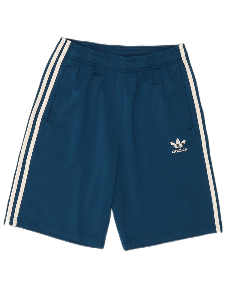 Adidas Boys Sport Short 13-14 Years Blue Polyester