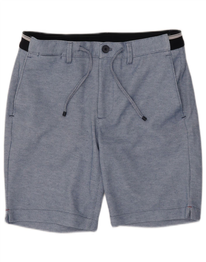 Zara Ανδρικό σορτς Chino Small W30 Blue Polyester