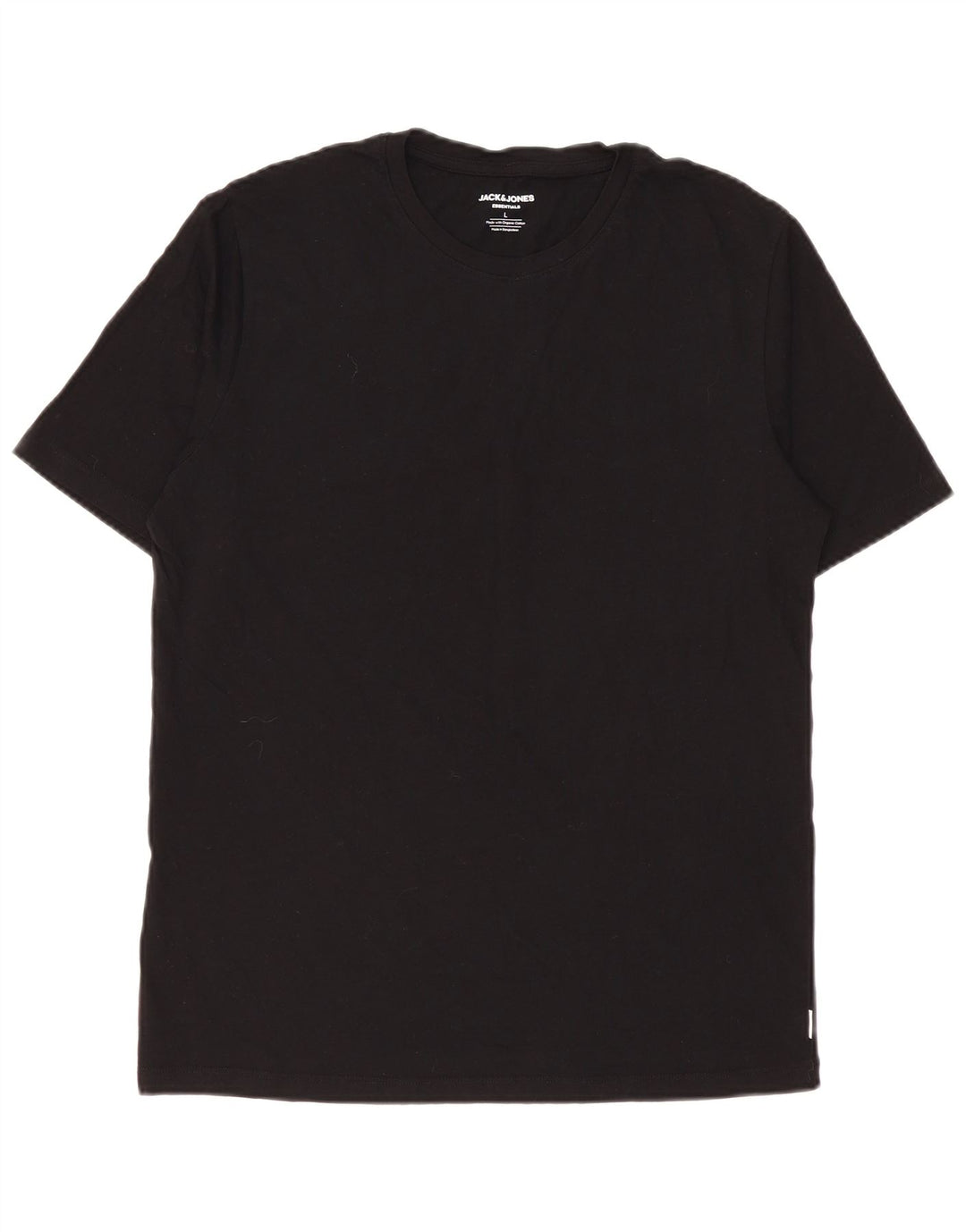Jack & Jones Ανδρικό T-Shirt Top μεγάλο μαύρο βαμβακερό