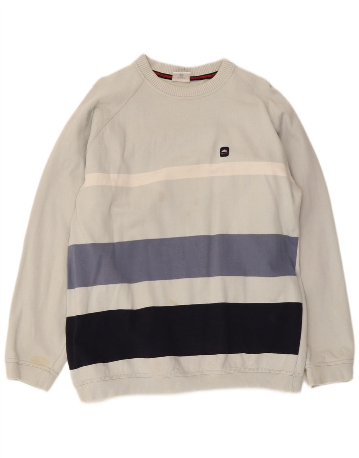Ανδρικό φούτερ Ellesse Jumper Βαμβακερό μεσαίο μπλε ριγέ