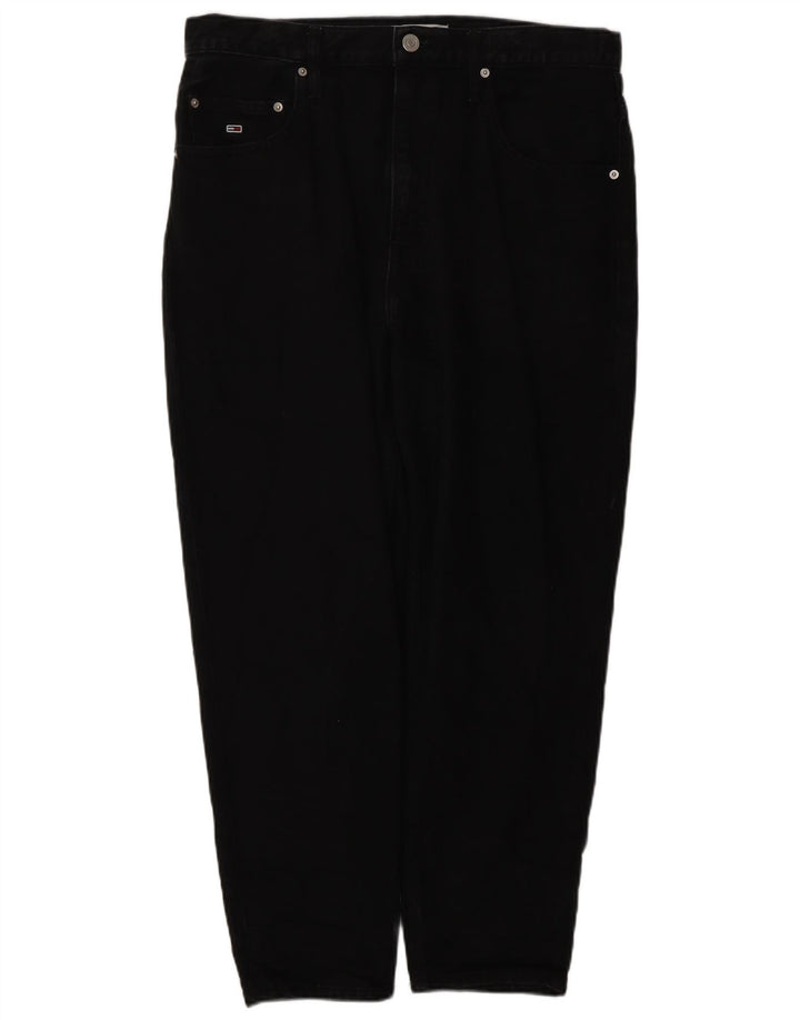 TOMMY HILFIGER Ανδρικό τζιν κωνικό W34 L26 Μαύρο βαμβακερό