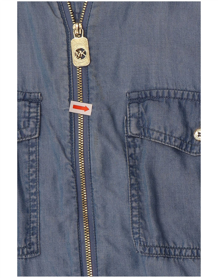 Michael Kors Γυναικείο Τζιν Πουκάμισο UK 14 Medium Blue Lyocell