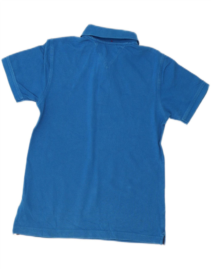 Tommy Hilfiger Boys Polo πουκάμισο 8-9 ετών Μεσαίο μπλε βαμβακερό