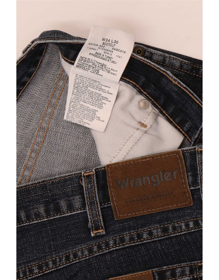 Ανδρικό τζιν Wrangler Bootcut W34 L30 Μπλε βαμβακερό