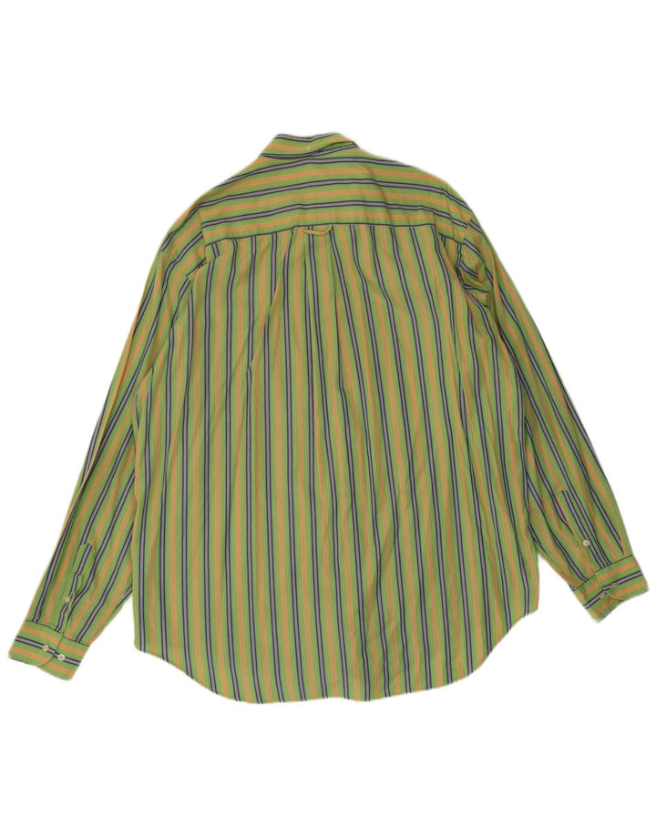 Ανδρικό πουκάμισο Lacoste 44 XL Πράσινο ριγέ